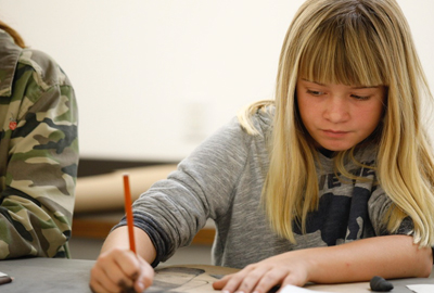student drawing 
